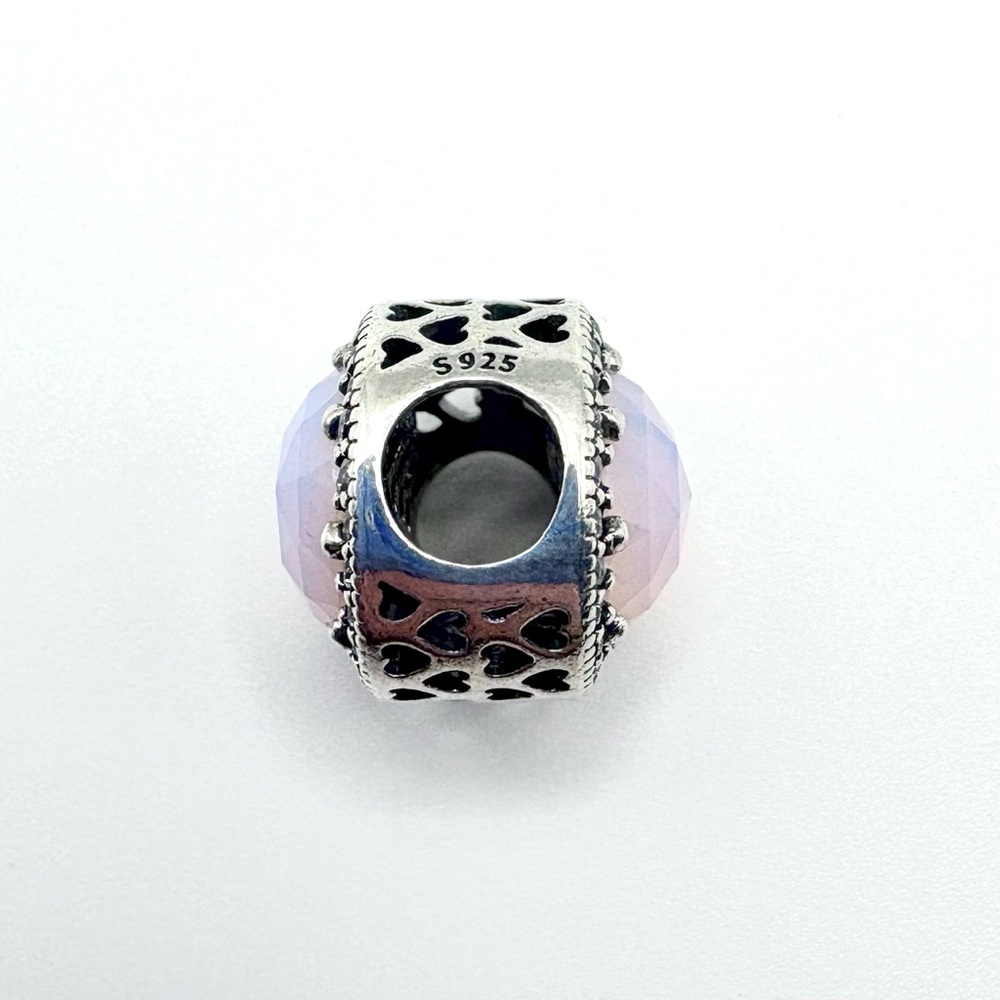 Pandora Sterling Silver Radiant Hearts
Charm with Opalescent Pink Crystal - Picture 4 of 5